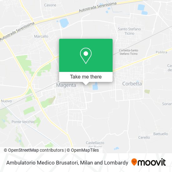 Ambulatorio Medico Brusatori map