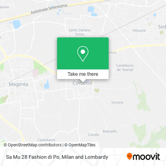 Sa Mu 28 Fashion di Po map