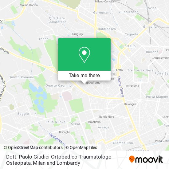 Dott. Paolo Giudici-Ortopedico Traumatologo Osteopata map