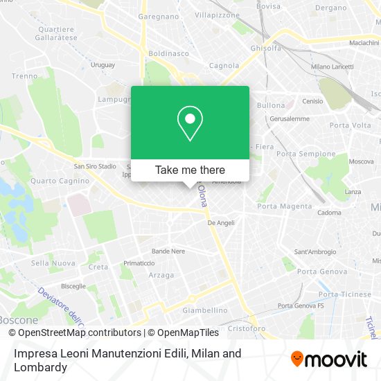 Impresa Leoni Manutenzioni Edili map