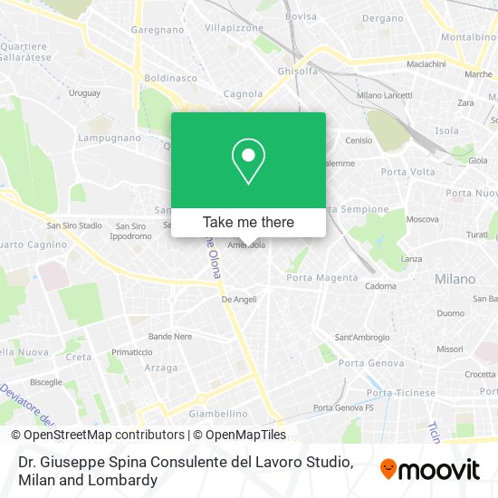 Dr. Giuseppe Spina Consulente del Lavoro Studio map