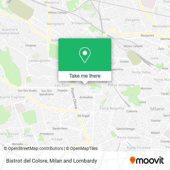 Bistrot del Colore map