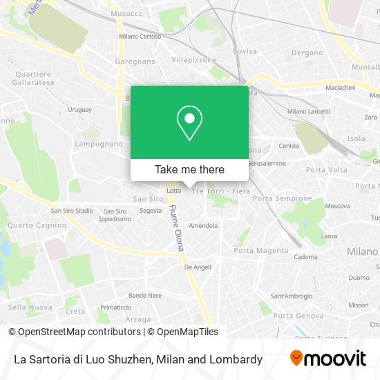 La Sartoria di Luo Shuzhen map