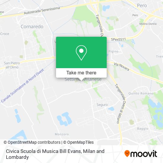 Civica Scuola di Musica Bill Evans map