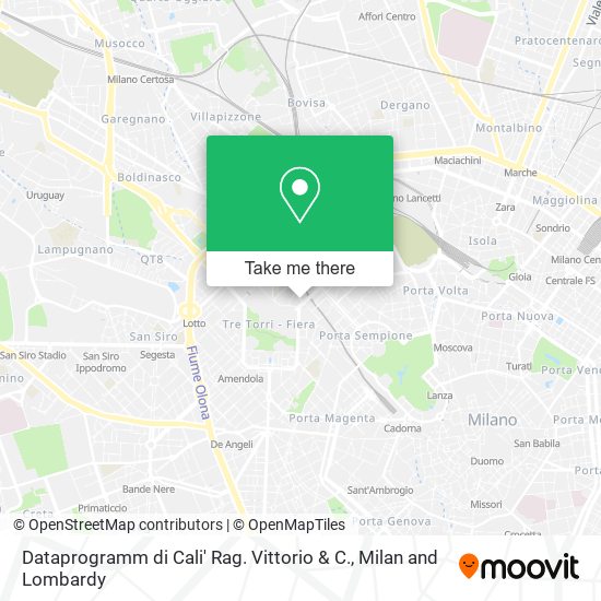 Dataprogramm di Cali' Rag. Vittorio & C. map