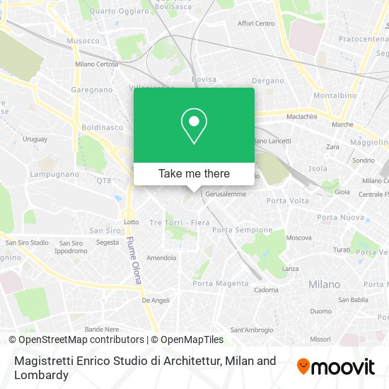 Magistretti Enrico Studio di Architettur map