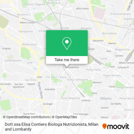 Dott.ssa Elisa Contiero Biologa Nutrizionista map