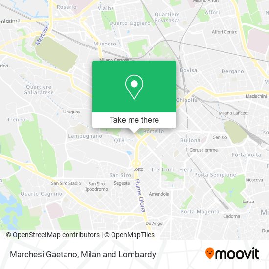 Marchesi Gaetano map