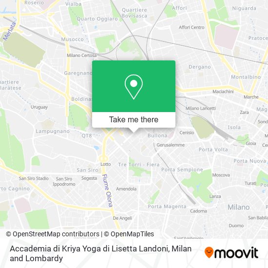 Accademia di Kriya Yoga di Lisetta Landoni map