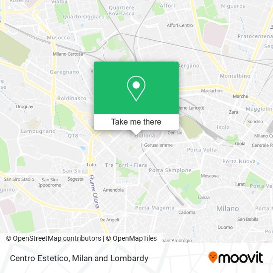 Centro Estetico map