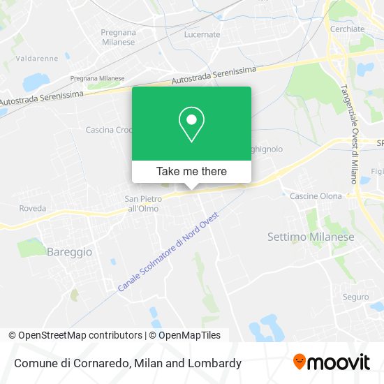Comune di Cornaredo map