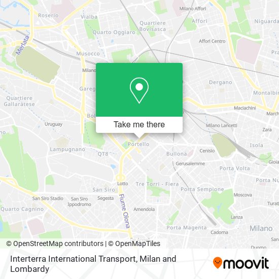 Interterra International Transport map
