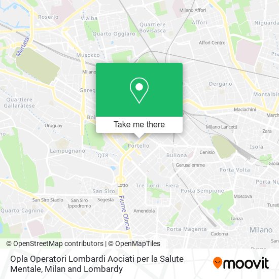 Opla Operatori Lombardi Aociati per la Salute Mentale map