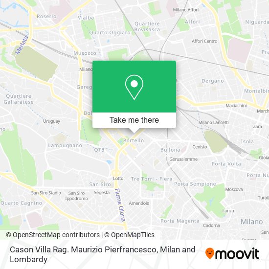 Cason Villa Rag. Maurizio Pierfrancesco map