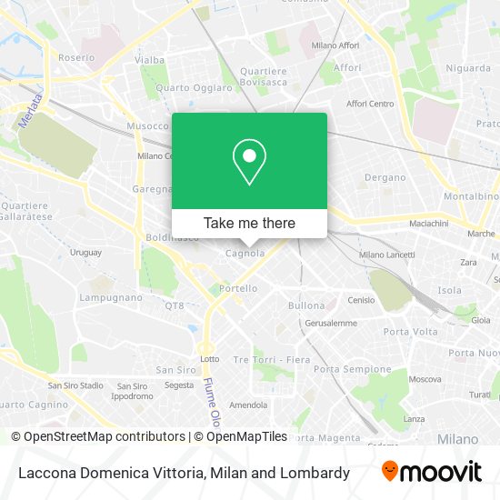 Laccona Domenica Vittoria map