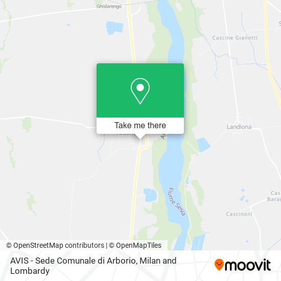 AVIS - Sede Comunale di Arborio map