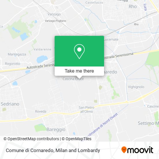Comune di Cornaredo map