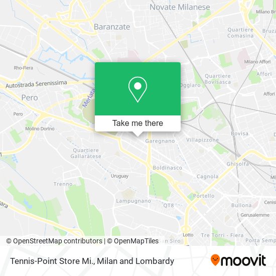 Tennis-Point Store Mi. map
