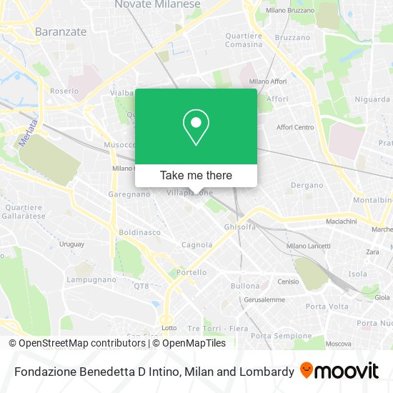 Fondazione Benedetta D Intino map