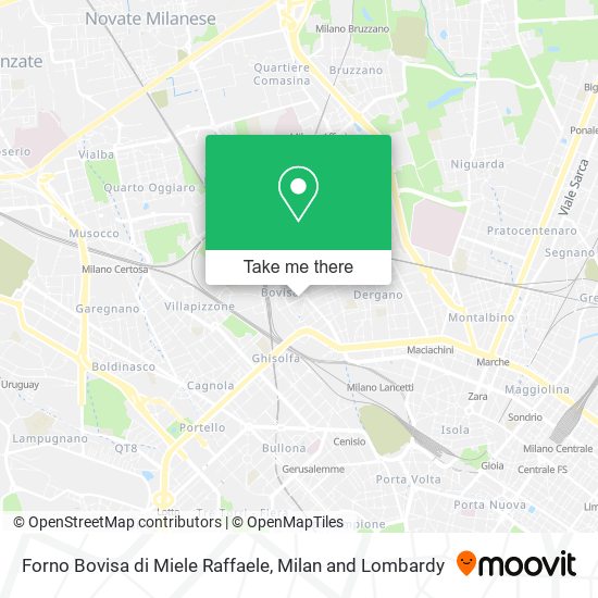 Forno Bovisa di Miele Raffaele map
