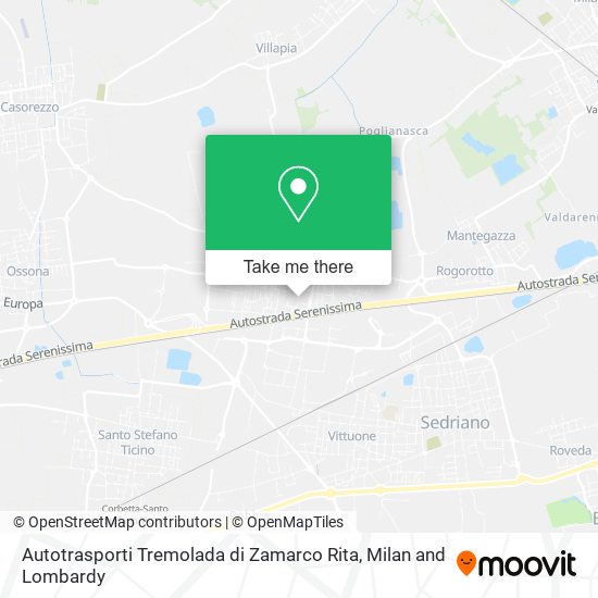 Autotrasporti Tremolada di Zamarco Rita map