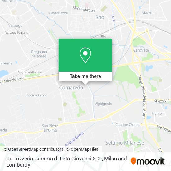 Carrozzeria Gamma di Leta Giovanni & C. map