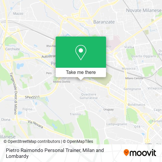 Pietro Raimondo Personal Trainer map