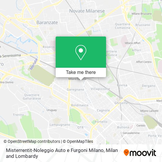 Misterrentit-Noleggio Auto e Furgoni Milano map