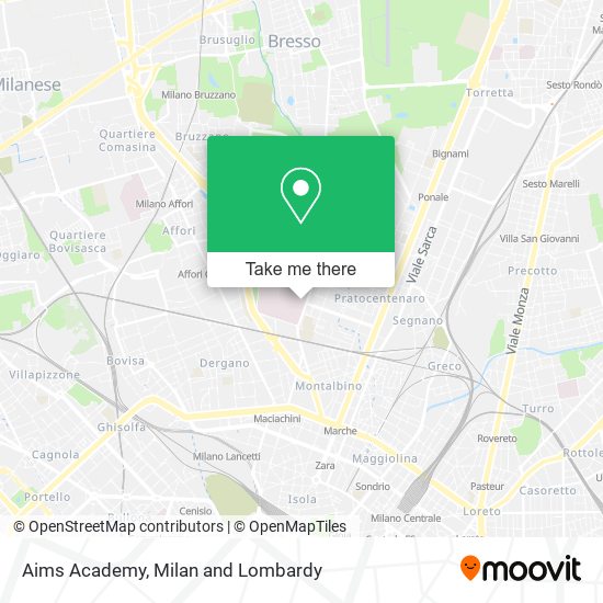 Aims Academy map