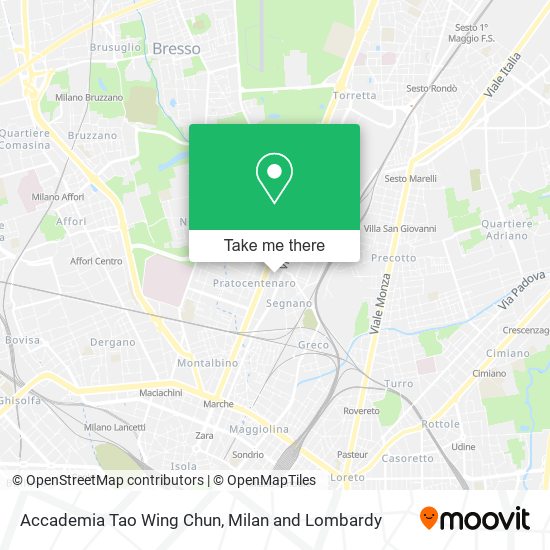 Accademia Tao Wing Chun map