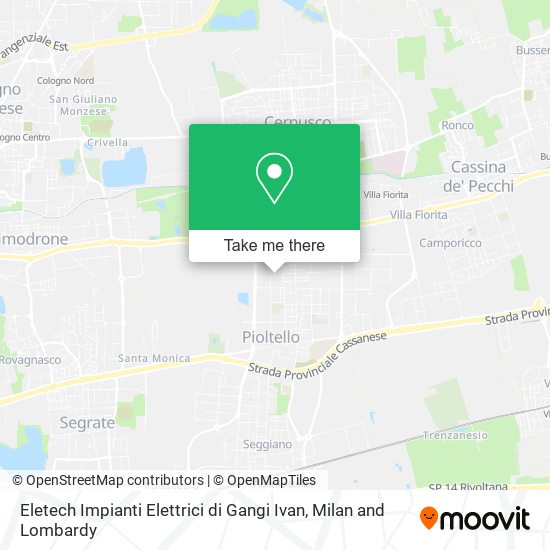 Eletech Impianti Elettrici di Gangi Ivan map