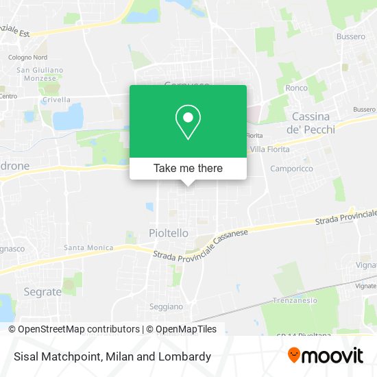 Sisal Matchpoint map