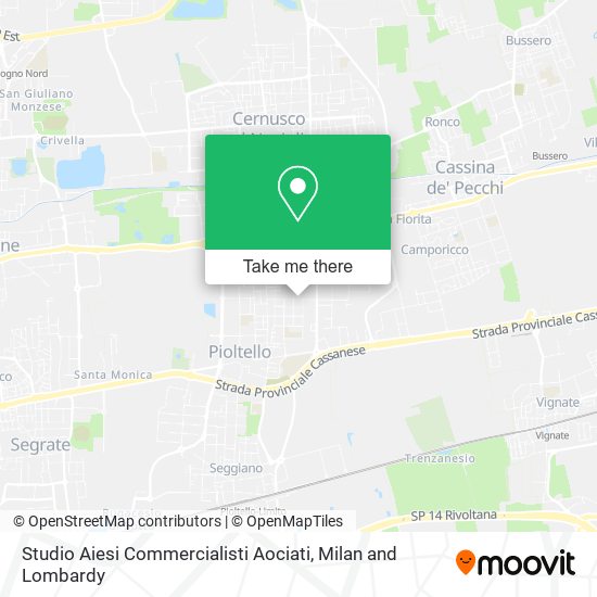 Studio Aiesi Commercialisti Aociati map
