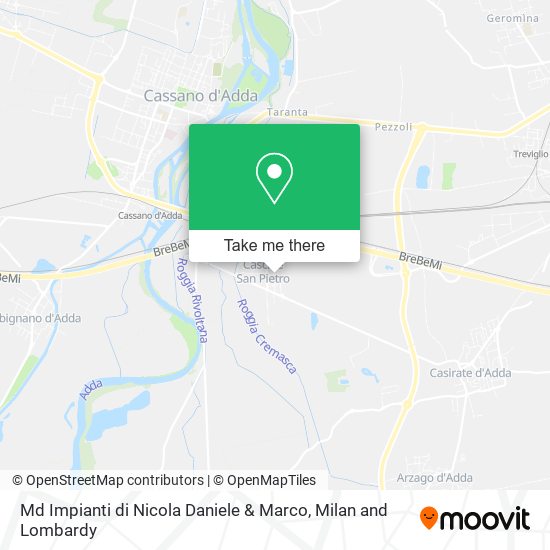 Md Impianti di Nicola Daniele & Marco map
