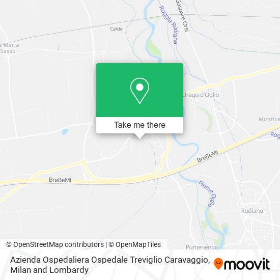 Azienda Ospedaliera Ospedale Treviglio Caravaggio map