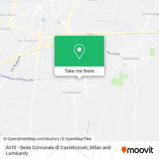 AVIS - Sede Comunale di Castelcovati map