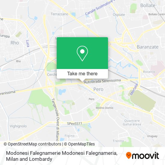 Modonesi Falegnamerie Modonesi Falegnameria map