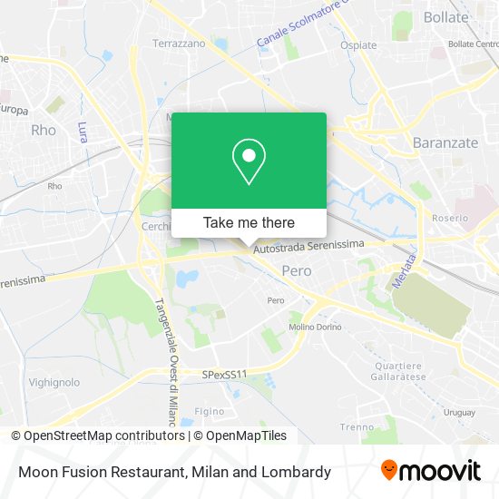 Moon Fusion Restaurant map