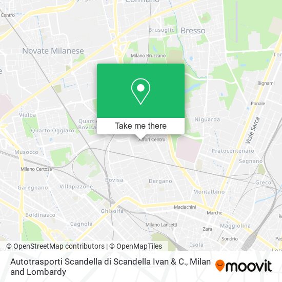 Autotrasporti Scandella di Scandella Ivan & C. map