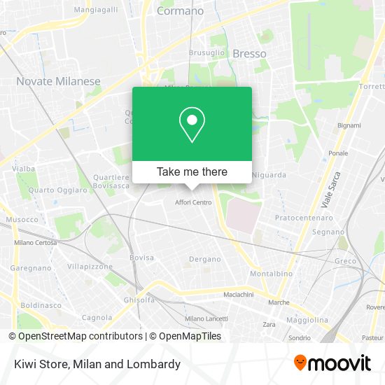 Kiwi Store map