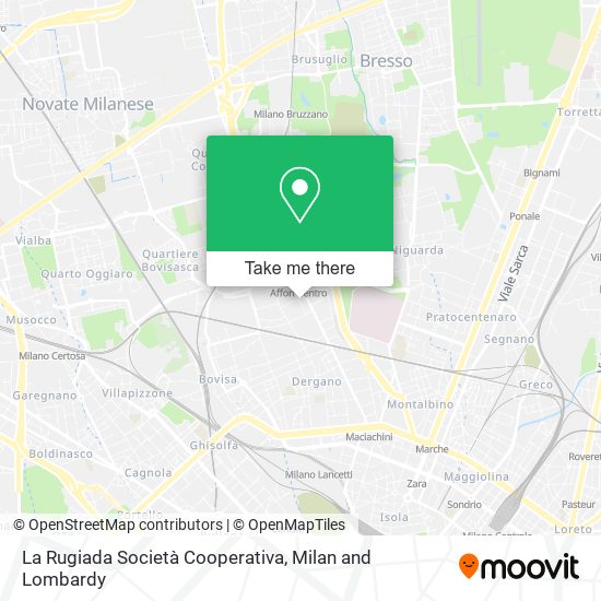 La Rugiada Società Cooperativa map