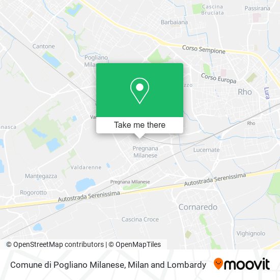 Comune di Pogliano Milanese map