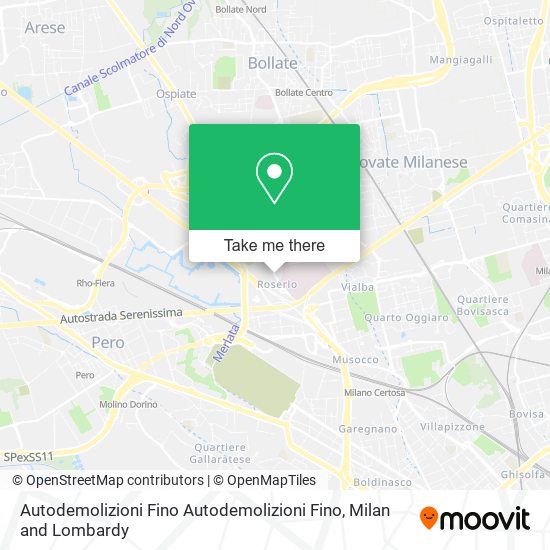 Autodemolizioni Fino Autodemolizioni Fino map