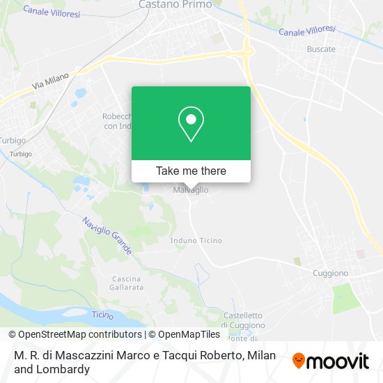 M. R. di Mascazzini Marco e Tacqui Roberto map