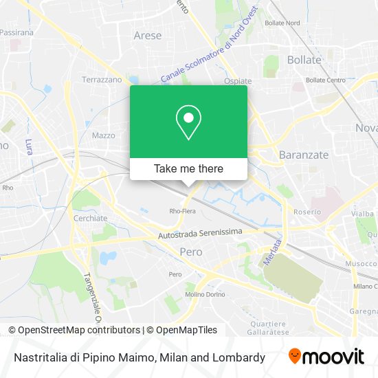 Nastritalia di Pipino Maimo map