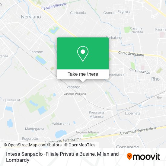 Intesa Sanpaolo -Filiale Privati e Busine map