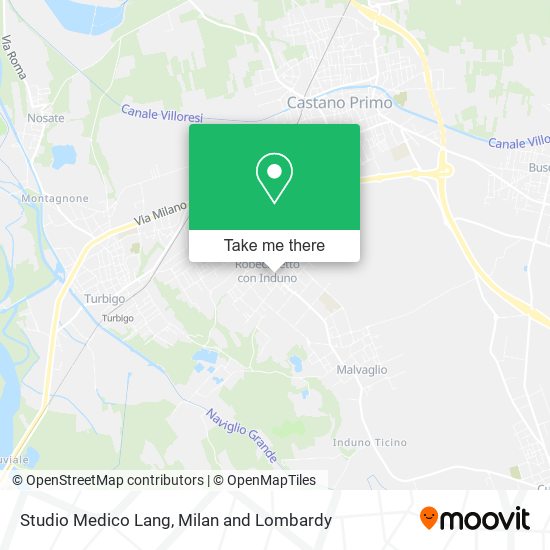 Studio Medico Lang map