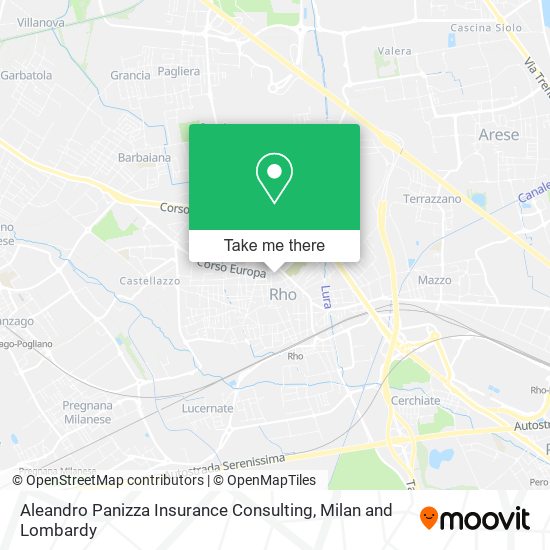 Aleandro Panizza Insurance Consulting map