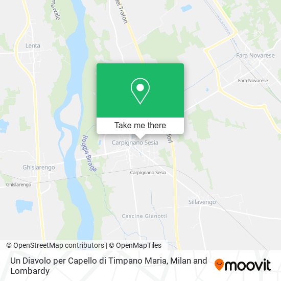 Un Diavolo per Capello di Timpano Maria map