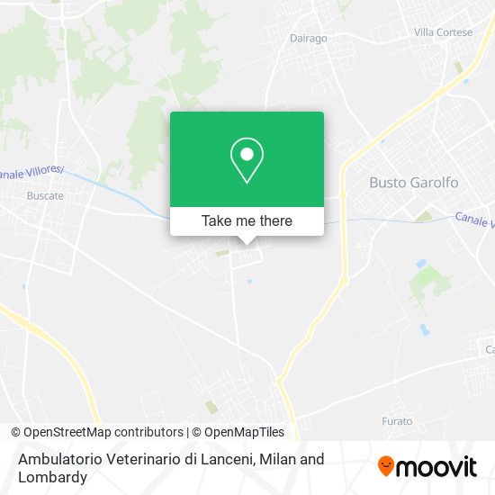 Ambulatorio Veterinario di Lanceni map